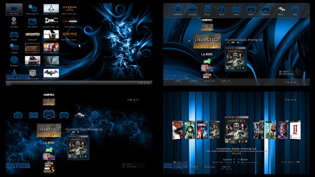 Abstract Blue Theme preview